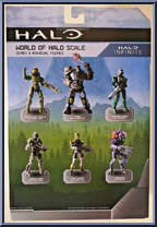 UNSC Marine (with Assault Rifle) from Halo Infinite - Series 6 manufactured by Jazwares [Back]