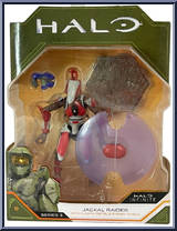 Jackal Raider (with Plasma Pistol & Energy Shield) from Halo Infinite - Series 3 manufactured by Jazwares [Front]