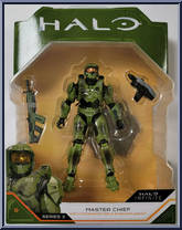 Master Chief (with Commando Rifle & Grappleshot) from Halo Infinite - Series 3 manufactured by Jazwares [Front]