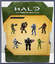 Master Chief (with Commando Rifle) from Halo Infinite (World of Halo) - Series 4 manufactured by Jazwares [Back]