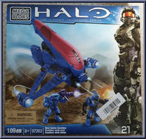 Blue Series Banshee from Halo - Sets manufactured by Mega Bloks [Front]