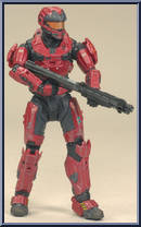 Spartan CQC Custom (Male / Team Red) Action Figure