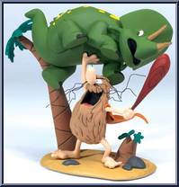 Captain Caveman from Hanna Barbera - Series 2 manufactured by McFarlane [Loose]