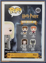 Lucius Malfoy (Holding Prophecy) from Harry Potter - Pop! Vinyl Figures manufactured by Funko [Back]