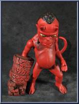 Rasputin & Hellbaby from Hellboy - Basic Series manufactured by Mezco [Loose]