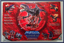 Battle Raptor (Samurai) from He-Man - 2002 Series - Accessories manufactured by Mattel [Back]