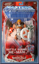 He-Man (Battle Sound) from He-Man - 2002 Series - Deluxe Figures manufactured by Mattel [Front]