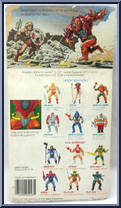 Beast Man from He-Man - Masters of the Universe - Series 1 manufactured by Mattel [Back]