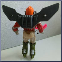 Flipshot (Icarus) (Missile Armour) from He-Man - New Adventures - Series 4 manufactured by Mattel [Loose]