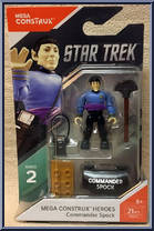 Commander Spock (Star Trek) from Heroes - Series 2 manufactured by Mega Brands [Front]