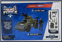 Combat Tank from Hero Force - Basic Series manufactured by Blip Toys [Back]