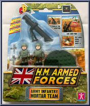 Army Infantry Mortar Team Action Figure