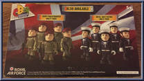 RAF Regiment C.B.R.N. Light Role Team from H.M. Armed Forces - Mini Sets manufactured by Character Options [Back]
