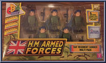 RAF Regiment Gunner Multi Pack Action Figure