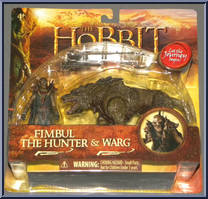 Fimbul the Hunter & Warg from Hobbit - An Unexpected Journey - 2-Packs manufactured by Bridge Direct [Front]