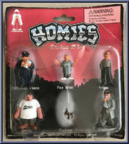 Officer Placa / Pee Wee / Gato / Gordo / Cochino / Cruzer from Homies - Series  4 manufactured by Homieshop [Front]