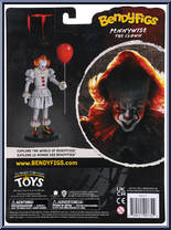 Pennywise the Clown (IT) from Horror - Bendyfigs manufactured by Noble Toys [Back]