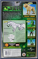 Hulk Dog from Hulk - Motion Picture - Series 4 manufactured by Toy Biz [Back]