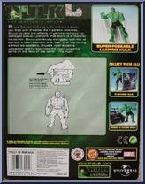 Hulk (Super-Poseable Leaping) from Hulk - Motion Picture - Series 1 manufactured by Toy Biz [Back]