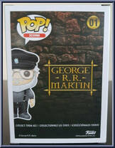 George R. R. Martin from Icons - Pop! Vinyl Figures manufactured by Funko [Back]