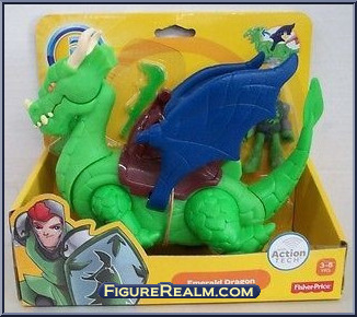 Emerald Dragon - Imaginext - Basic Series - Fisher-Price Action Figure