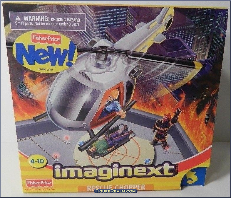 Rescue Chopper - Imaginext - Vehicles - Fisher-Price Action Figure