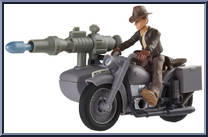 Indiana Jones (with Motorcycle and Sidecar) Action Figure