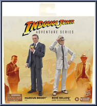 Marcus Brody / Rene Belloq (Ark Showdown) from Indiana Jones - Adventure Series - Basic Series manufactured by Hasbro [Front]