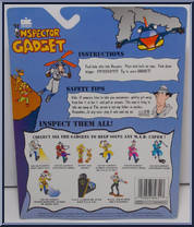 Inspector Gadget (Expanding Arms) from Inspector Gadget - Basic Series manufactured by Tiger Toys [Back]