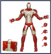 Iron Man (Mark V) from Iron Man 2 - 2010 Movie - Exclusives manufactured by Hasbro [Loose]