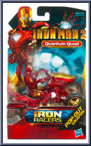 Quantum Quad from Iron Man 2 - 2010 Movie - Iron Racers manufactured by Hasbro [Front]
