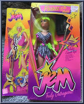 Pizzazz from Jem and the Holograms - Dolls manufactured by Hasbro [Front]