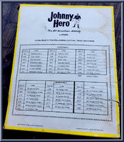 New York Yankees from Johnny Hero - Baseball Outfits manufactured by Rosko [Back]