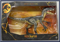 Male Velociraptor from Jurassic Park - Amber Collection - Dinos manufactured by Mattel [Front]