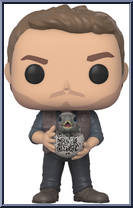 Owen with Baby Raptor Action Figure