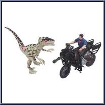 Raptor Motorcycle Pursuit from Jurassic Park III - Vehicles manufactured by Hasbro [Loose]