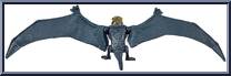 Dimorphodon (Yellow / Green) from Jurassic World - Camp Cretaceous - Attack Pack manufactured by Mattel [Loose]