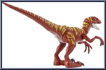 Velociraptor (Red) from Jurassic World - Camp Cretaceous - Savage Strike manufactured by Mattel [Loose]