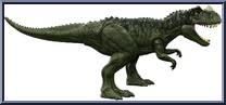 Ceratosaurus (Dark Green) from Jurassic World - Camp Cretaceous - Dino Escape - Roar Attack manufactured by Mattel [Loose]