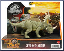 Styracosaurus from Jurassic World - Camp Cretaceous - Dino Escape - Fierce Force manufactured by Mattel [Front]