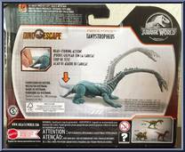 Tanystropheus from Jurassic World - Camp Cretaceous - Dino Escape - Fierce Force manufactured by Mattel [Back]