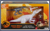 Darius & Baryonyx from Jurassic World - Chaos Theory - Wild Roar manufactured by Mattel [Front]