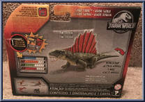 Dimetrodon from Jurassic World - Dino Rivals - Savage Strike manufactured by Mattel [Back]
