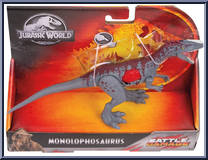 Monolophosaurus from Jurassic World - Dino Rivals - Battle Damage manufactured by Mattel [Front]