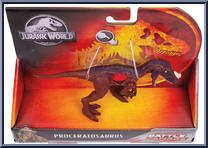 Proceratosaurus from Jurassic World - Dino Rivals - Battle Damage manufactured by Mattel [Front]