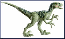 Velociraptor Charlie from Jurassic World - Dino Rivals - Attack Pack manufactured by Mattel [Loose]