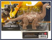 Brachiosaurus (Brown) from Jurassic World - Dino Tracker - Danger Pack manufactured by Mattel [Front]