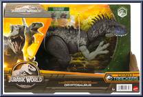 Dryptosaurus from Jurassic World - Dino Tracker - Wild Roar manufactured by Mattel [Front]