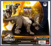 Zuniceratops from Jurassic World - Dino Tracker - Strike Attack manufactured by Mattel [Front]