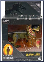 Dilophosaurus from Jurassic World - Hammond Collection - Dinosaurs manufactured by Mattel [Front]